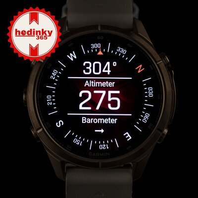 Garmin Fenix 9 Pro AMOLED 43mm, inReach, Autumn Gold Titanium/Bone (Premium) (+ náhradný remienok)