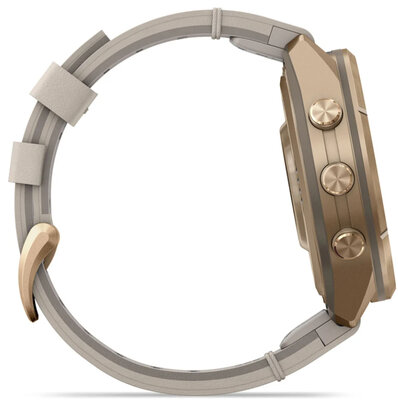 (SK) Garmin Fenix 9 Pro AMOLED 43mm, inReach, Autumn Gold Titanium/Bone (Premium) (+ náhradný remienok)
