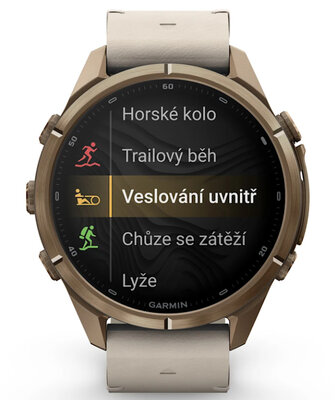 (SK) Garmin Fenix 9 Pro AMOLED 43mm, inReach, Autumn Gold Titanium/Bone (Premium) (+ náhradný remienok)