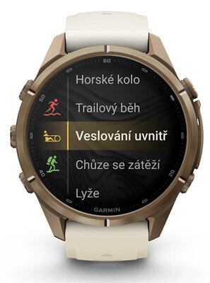 Garmin Fenix 9 Pro AMOLED 43mm, inReach, Autumn Gold Titanium Cream/French Gray