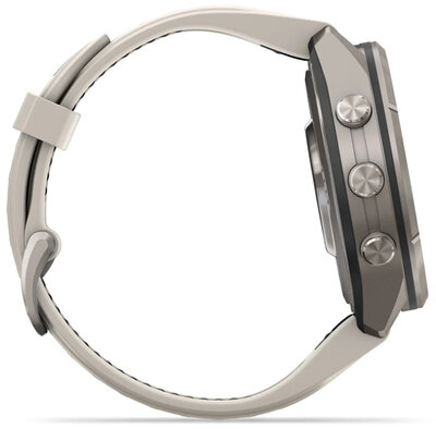 (SK) Garmin Fenix 9 Pro AMOLED 43mm, inReach, Titanium Fog Gray/Dark Sandstone