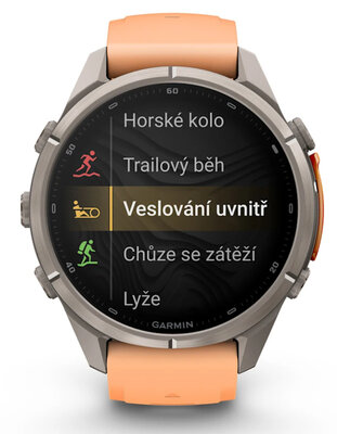 Garmin Fenix 9 Pro AMOLED 43mm, inReach, Titanium Shell Pink/Autumn Orange