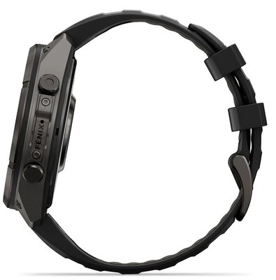 Garmin Fenix 9 Pro AMOLED 47mm, Carbon Gray DLC Titanium Black/Pebble Gray