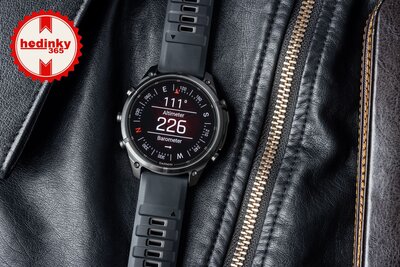 Garmin Fenix 9 Pro AMOLED 47mm, Carbon Gray DLC Titanium Black/Pebble Gray