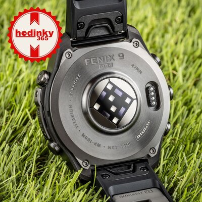 Garmin Fenix 9 Pro AMOLED 47mm, Carbon Gray DLC Titanium Black/Pebble Gray
