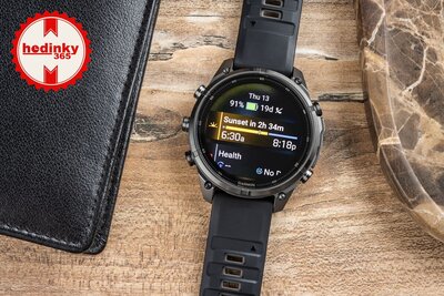 Garmin Fenix 9 Pro AMOLED 47mm, inReach, Carbon Gray DLC Titanium Black/Pebble Gray