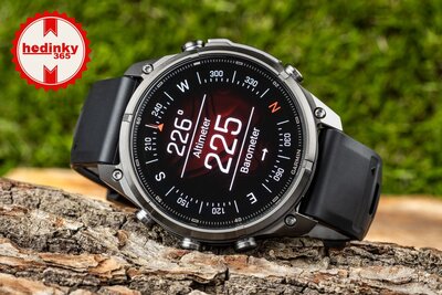 Garmin Fenix 9 Pro AMOLED 47mm, inReach, Carbon Gray DLC Titanium Black/Pebble Gray