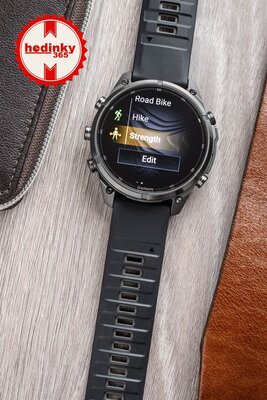 Garmin Fenix 9 Pro AMOLED 47mm, inReach, Carbon Gray DLC Titanium Black/Pebble Gray