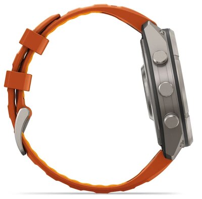 Garmin Fenix 9 Pro AMOLED 47mm, inReach, Titanium Autumn Orange/Spark Orange