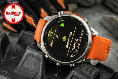 Garmin Fenix 9 Pro AMOLED 47mm, inReach, Titanium Autumn Orange/Spark Orange