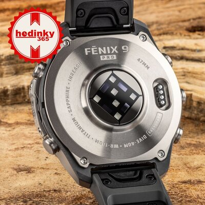 Garmin Fenix 9 Pro AMOLED 47mm, inReach, Titanium Graphite/Black