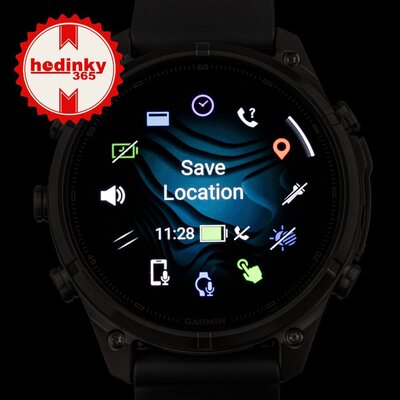 Garmin Fenix 9 Pro AMOLED 47mm, inReach, Titanium Graphite/Black