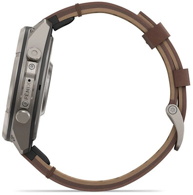 (SK) Garmin Fenix 9 Pro AMOLED 47mm, inReach, Titanium Walnut (Premium) (+ náhradný remienok)