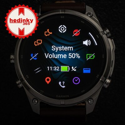 (SK) Garmin Fenix 9 Pro AMOLED 47mm, inReach, Titanium Walnut (Premium) (+ náhradný remienok)