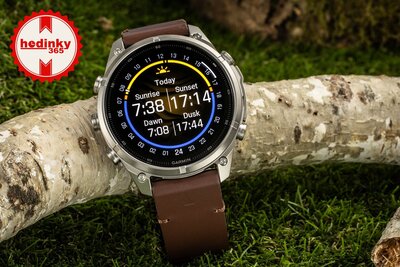 (SK) Garmin Fenix 9 Pro AMOLED 47mm, inReach, Titanium Walnut (Premium) (+ náhradný remienok)
