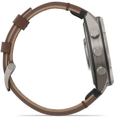 (SK) Garmin Fenix 9 Pro AMOLED 47mm, inReach, Titanium Walnut (Premium) (+ náhradný remienok)