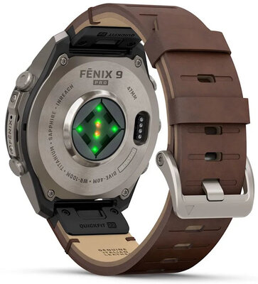 (SK) Garmin Fenix 9 Pro AMOLED 47mm, inReach, Titanium Walnut (Premium) (+ náhradný remienok)