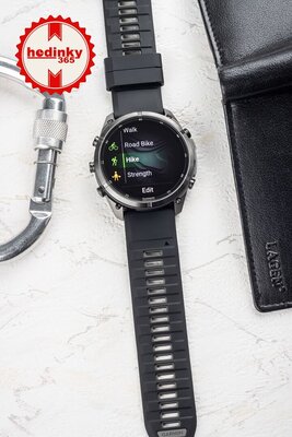 Garmin Fenix 9 Pro AMOLED 51mm, Carbon Gray DLC Titanium Black/Pebble Gray