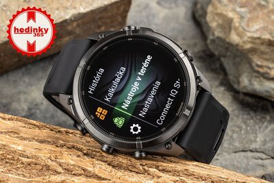 Garmin Fenix 9 Pro AMOLED 51mm, Carbon Gray DLC Titanium Black/Pebble Gray