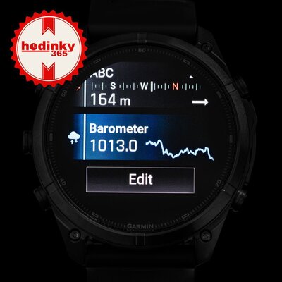 Garmin Fenix 9 Pro AMOLED 51mm, Carbon Gray DLC Titanium Black/Pebble Gray
