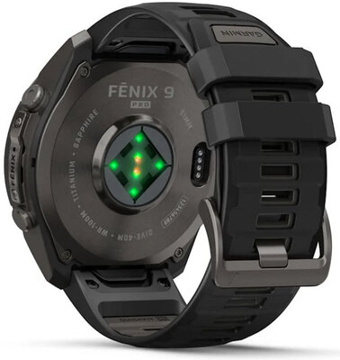 Garmin Fenix 9 Pro AMOLED 51mm, Carbon Gray DLC Titanium Black/Pebble Gray