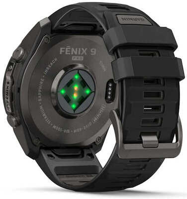 Garmin Fenix 9 Pro AMOLED 51mm, inReach, Carbon Gray DLC Titanium Black/Pebble Gray