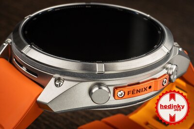 Garmin Fenix 9 Pro AMOLED 51mm, inReach, Titanium Autumn Orange/Spark Orange