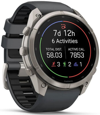 Garmin Fenix 9 Pro AMOLED 51mm, inReach, Titanium Graphite/Black