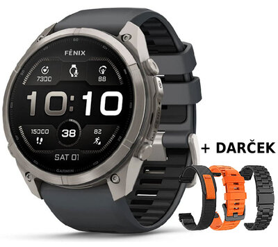 Garmin Fenix 9 Pro AMOLED 51mm, inReach, Titanium Graphite/Black