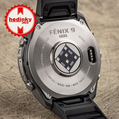 Garmin Fenix 9 Pro AMOLED 51mm, inReach, Titanium Graphite/Black