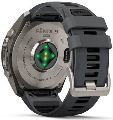Garmin Fenix 9 Pro AMOLED 51mm, inReach, Titanium Graphite/Black