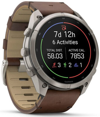 (SK) Garmin Fenix 9 Pro AMOLED 51mm, inReach, Titanium Walnut (Premium) (+ náhradný remienok)