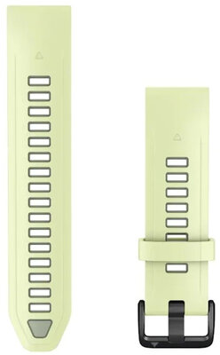Silikonový řemínek Garmin 20mm, Citron/Willow, QuickFit, 010-14506-01