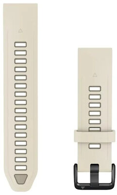 Silikonový řemínek Garmin 20mm, Cream/French Gray, QuickFit, 010-14506-04