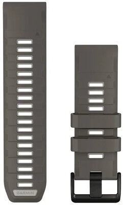 Silikonový řemínek Garmin 26mm, Pebble Gray/Silver Gray, QuickFit, 010-14510-00