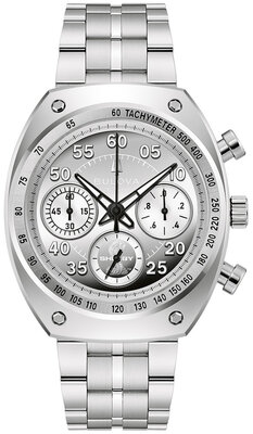 Bulova Archive Series "Shelby" Racer Chronograph Quartz 96K118 Limited Edition 9999pcs (+ náhradný remienok)