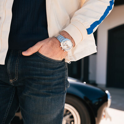 Bulova Archive Series "Shelby" Racer Chronograph Quartz 96K118 Limited Edition 9999pcs (+ náhradný remienok)