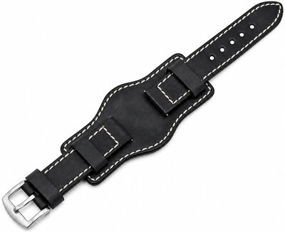 Kožený remienok Ricardo Asti premium, Black, Quick Release