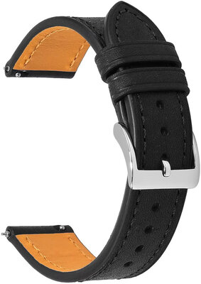 Kožený remienok Ricardo Orvieto premium, Black, Quick Release