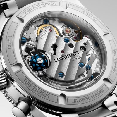 Longines Spirit Pilot Flyback Manual Flyback Chronograph L3.721.4.93.6