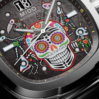 Mido Multifort TV Big Date – Dia de los Muertos M049.526.11.081.02
