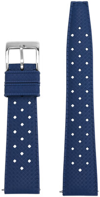 Gumový remienok Ricardo Terni premium 20mm, Blue, Quick Release
