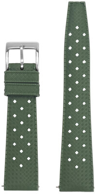 Gumový remienok Ricardo Terni premium 20mm, Green, Quick Release