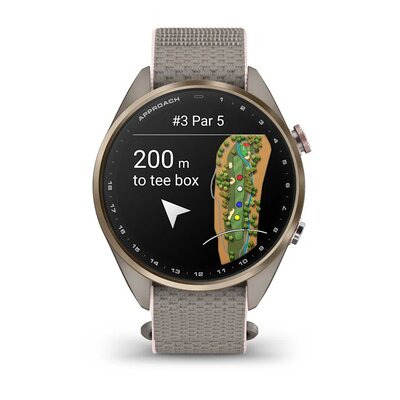 Garmin Approach S72 43mm, Soft Gold