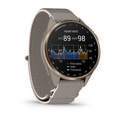 Garmin Approach S72 43mm, Soft Gold