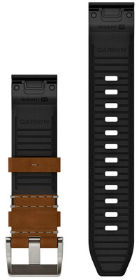 (SK) Kožený remienok Garmin 22mm (pre MARQ 3), Brown, QuickFit, 010-14554-09