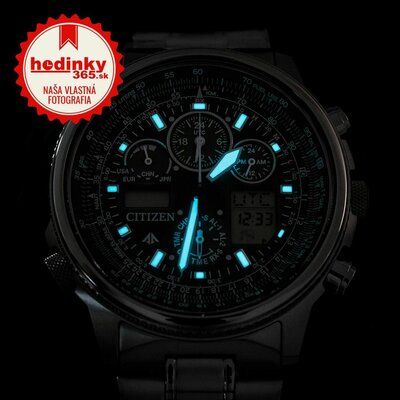 Citizen Promaster Sky Pilot Global Eco-Drive Radiocontrolled JY8020-52E