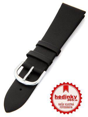Dámsky kožený čierny remienok k hodinkám 2015-A1