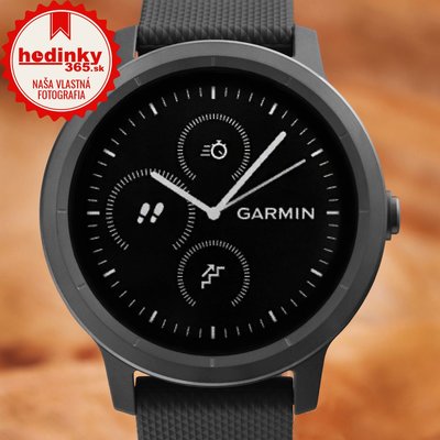 Garmin VívoActive 3 Optic Grey PVD, Black band