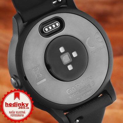 Garmin VívoActive 3 Optic Grey PVD, Black band